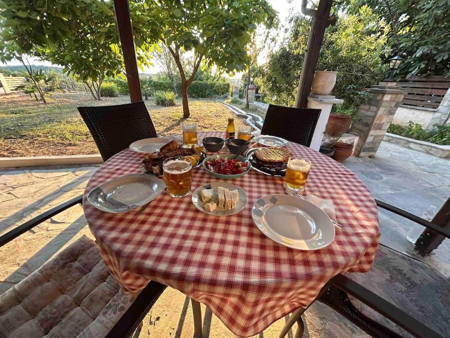 Yourlittlemiracle-Panoramicview+Firepit+Garden+Bbq Argalasti Exterior photo